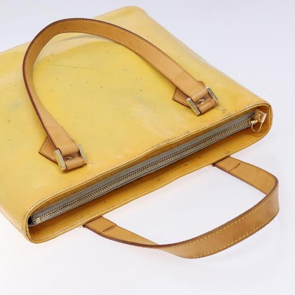 LOUIS VUITTON Monogram Vernis Houston Hand Bag Gris M91053 - Picture 6 of 13